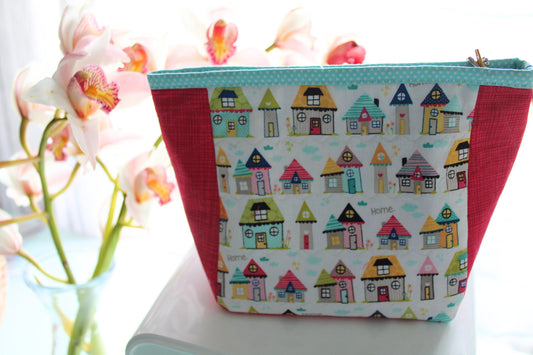 Bolsa Necessaire em Patchwork - peça única