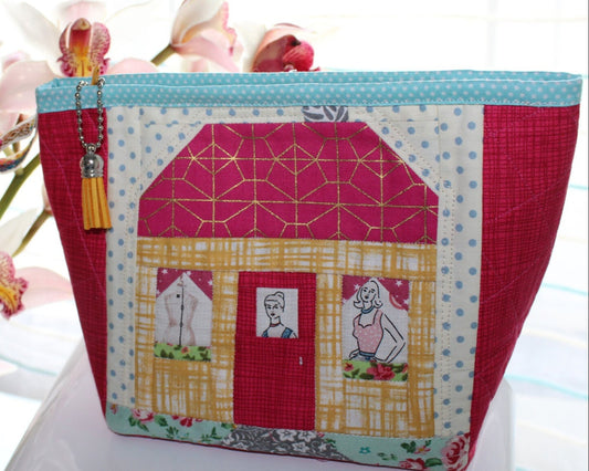 Bolsa Necessaire em Patchwork - peça única